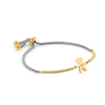 Milleluci Nemesacél karkötő   028003-027