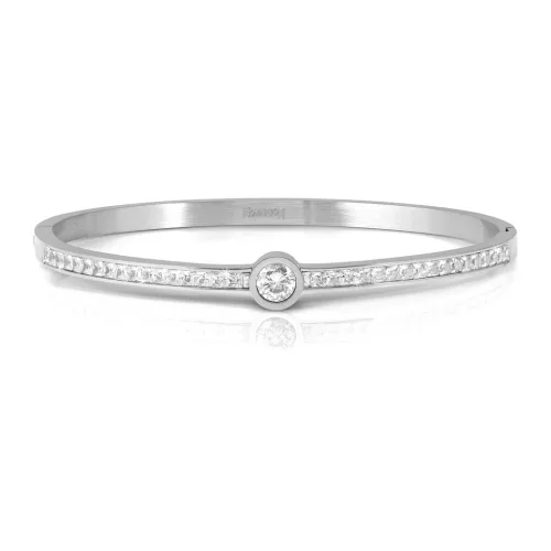 Nomination Pretty Bangles 029519/20/21/001 Stainless Steel With White Cz női karperec 029520-001