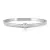 Nomination Pretty Bangles 029519/20/21/001 Stainless Steel With White Cz női karperec 029520-001