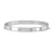 Nomination Pretty Bangles Satinshine 029528/29/30/002 Silver With Pink Cz Hearts női karperec 029529-002