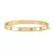 Nomination Pretty Bangles Satinshine 029528/29/30/021 Gold With Pink Cz Hearts női karperec 029529-021