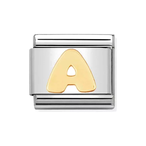 COMPOSABLE Classic LETTERS ezüst charm arany A 