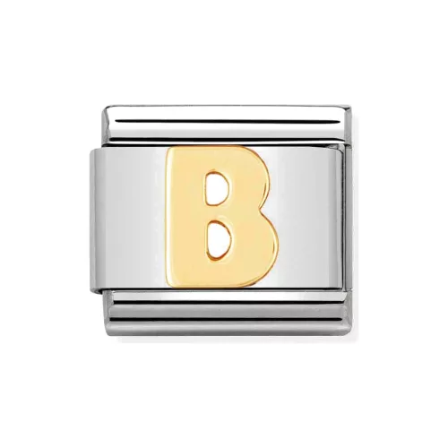 COMPOSABLE Classic LETTERS ezüst charm arany B