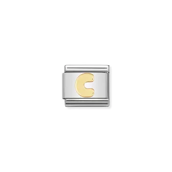 COMPOSABLE Classic LETTERS ezüst charm arany C 