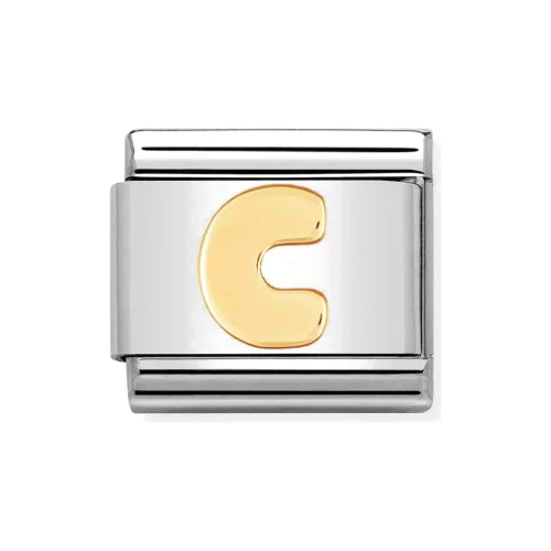 COMPOSABLE Classic LETTERS ezüst charm arany C 