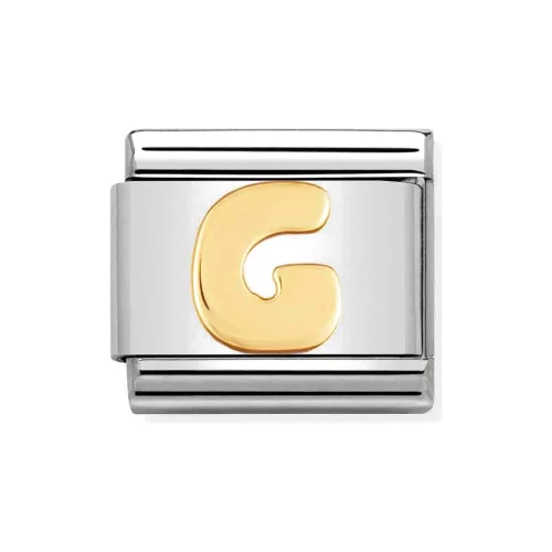 COMPOSABLE Classic LETTERS ezüst charm arany G 