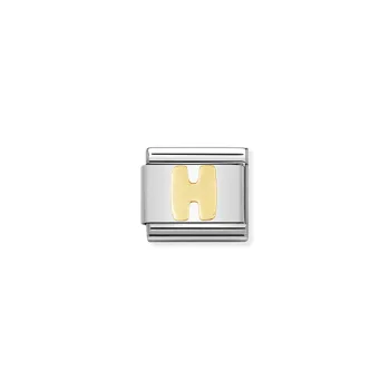 COMPOSABLE Classic LETTERS ezüst charm arany H 