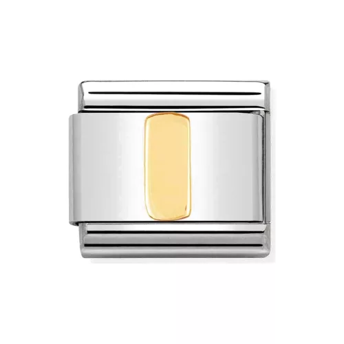 COMPOSABLE Classic LETTERS ezüst charm arany I 