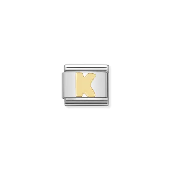 COMPOSABLE Classic LETTERS ezüst charm arany K 