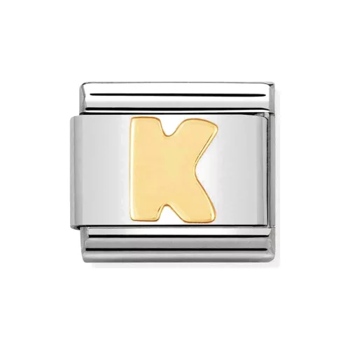 COMPOSABLE Classic LETTERS ezüst charm arany K 