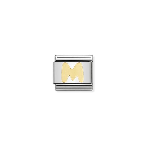 COMPOSABLE Classic LETTERS ezüst charm arany M 