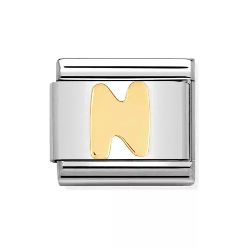 COMPOSABLE Classic LETTERS ezüst charm arany N 