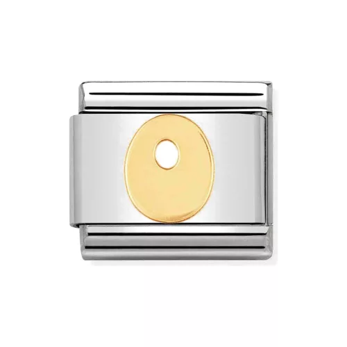 COMPOSABLE Classic LETTERS ezüst charm arany O 