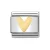 COMPOSABLE Classic LETTERS ezüst charm arany V 