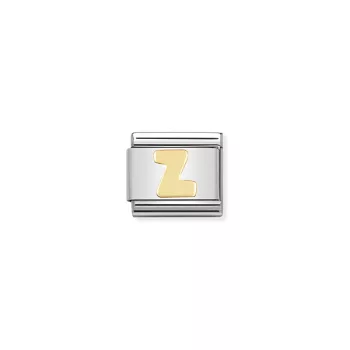 COMPOSABLE Classic LETTERS ezüst charm arany Z 