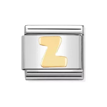 COMPOSABLE Classic LETTERS ezüst charm arany Z 