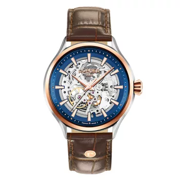   Roamer Competence Skeleton Stainless Steel 101663 49 45 05 Férfi Karóra 