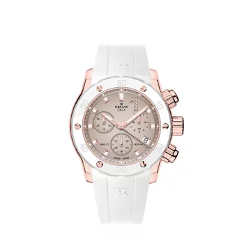 Edox CO-1 Chronolady karóra 10255-37RBCAB-BEIDR