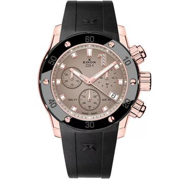Edox CO-1 Chronolady Diamond női karóra 10255-37RCA-BRDR
