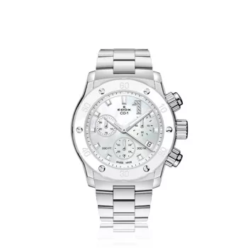 Edox CO-1 Chronolady Diamond női karóra 10255-3BM-NADN