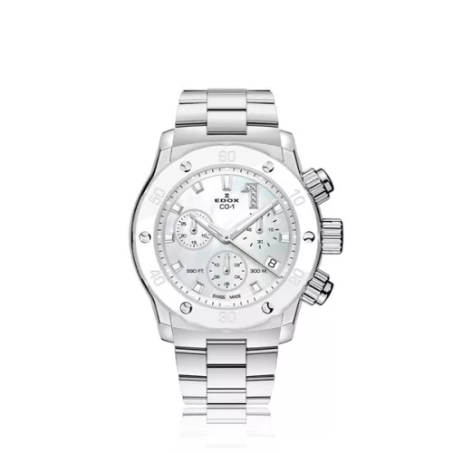 Edox CO-1 Chronolady Diamond női karóra 10255-3BM-NADN