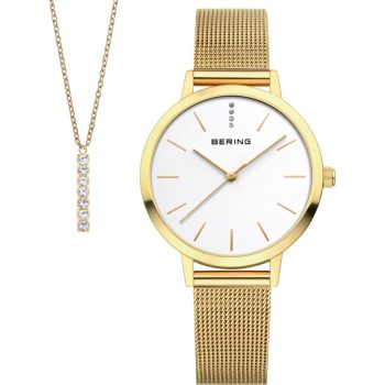 Bering Classic Women karóra szett 13434-334-GWP