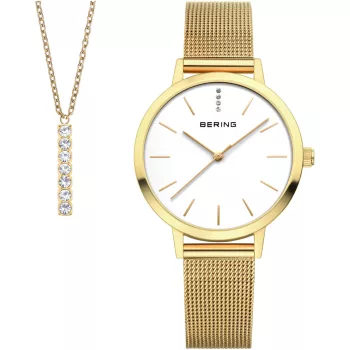 Bering Classic női karóra szett 13434-334-GWP