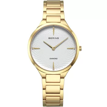 Bering Titanium női karóra gyémánttal 15634-734