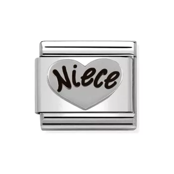 COMPOSABLE Classic OXIDIZED SYMBOLS ezüst charm Niece