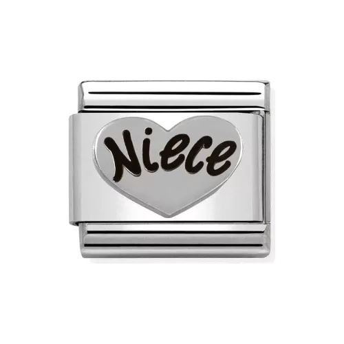 COMPOSABLE Classic OXIDIZED SYMBOLS ezüst charm Niece