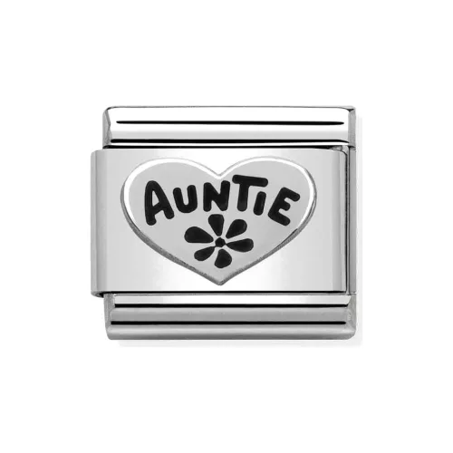 COMPOSABLE Classic OXIDIZED SYMBOLS ezüst charm Auntie