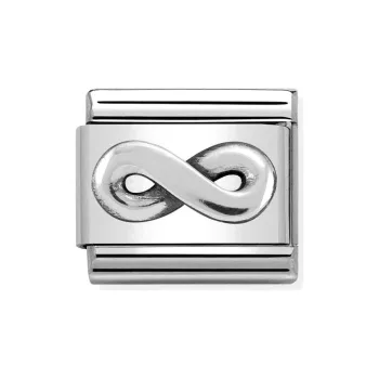 COMPOSABLE Classic OXIDIZED SYMBOLS ezüst charm Infinity