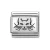 COMPOSABLE Classic OXYDISED PLATES ezüst charm Cat