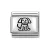 COMPOSABLE Classic OXYDISED PLATES ezüst charm Family Dog 
