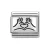 COMPOSABLE Classic OXYDISED PLATES ezüst charm Hands