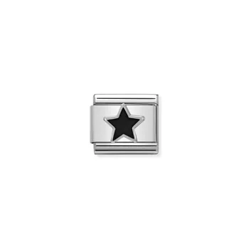 COMPOSABLE Classic SYMBOLS ezüst charm Black Star 