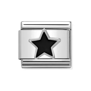 COMPOSABLE Classic SYMBOLS ezüst charm Black Star 