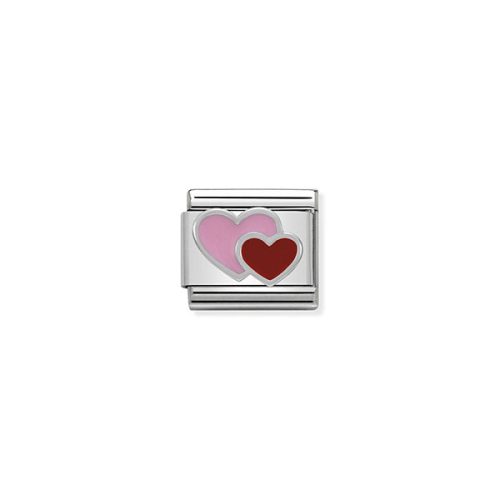 COMPOSABLE Classic SYMBOLS ezüst charm Double Heart 