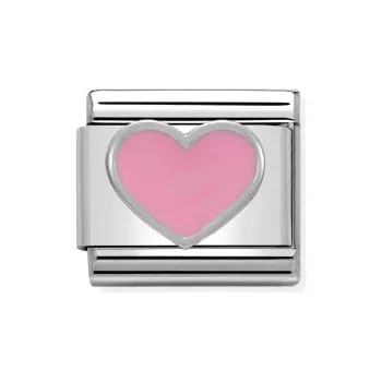 COMPOSABLE Classic SYMBOLS ezüst charm Pink Heart