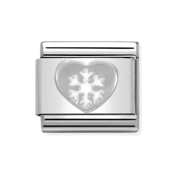 COMPOSABLE Classic SYMBOLS ezüst charm Snowflake Heart 