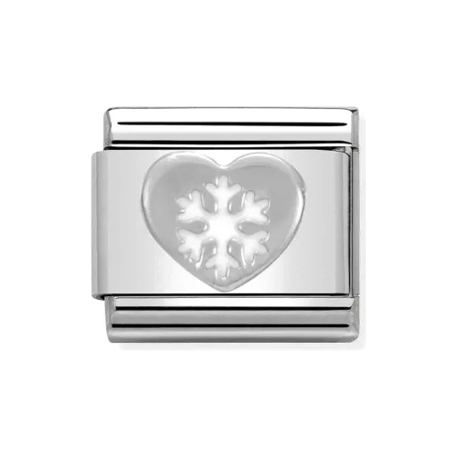 COMPOSABLE Classic SYMBOLS ezüst charm Snowflake Heart 