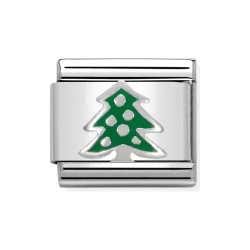 COMPOSABLE Classic SYMBOLS ezüst charm Christmas Tree