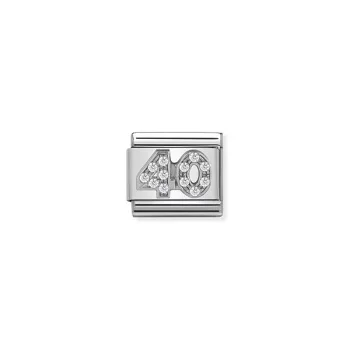 COMPOSABLE CL SYMBOLS ezüst charm 40