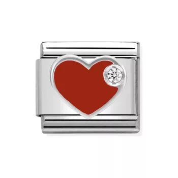 COMPOSABLE CL SIMNOLS ezüst charm Red Heart 
