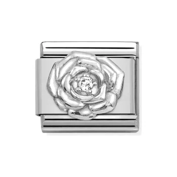 COMPOSABLE CL symbols ezüst charm Rose