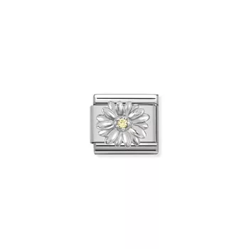 COMPOSABLE CL symbols ezüst charm Daisy