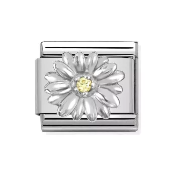 COMPOSABLE CL symbols ezüst charm Daisy