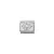 COMPOSABLE CL SYMBOLS ezüst charm Pink-White Flower