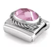 COMPOSABLE Classic FACETED CZ ezüst charm Pink