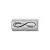 COMPOSABLE Classic DOUBLE ENGRAVED ezüst charm You Infinite Me